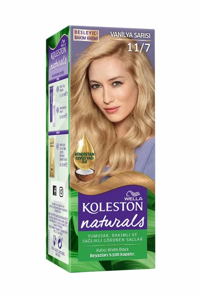 Koleston Naturals Saç Boyası Maxi Vanilya Sarısı 11/7 - 2