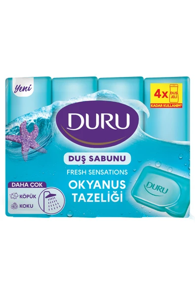 Duru Duş Sabunu Fresh Okyanus Esintisi 4x150 g - 2