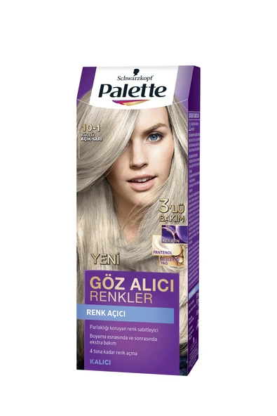 Pnc Palette Saç Boyası Göz Alıcı Renkler 10-1 Arctic Silver Blonde - 2