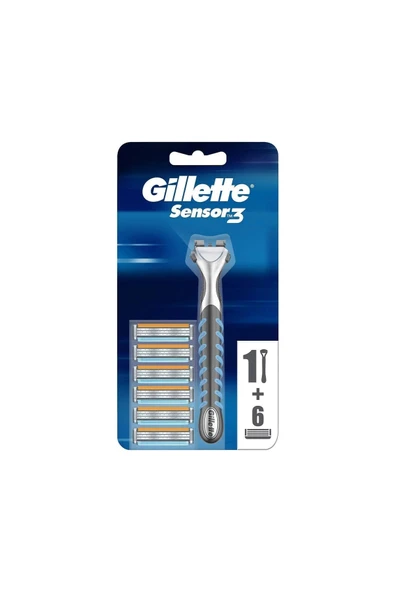 Gillette Sensor3 Tıraş Bıçağı + Yedek Bıçak 6'lı - 2