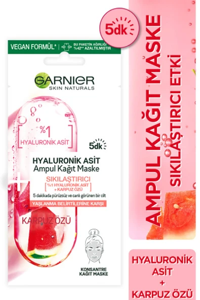 Garnier Ampul Kağıt Maske Hyaluronik Asit - 2