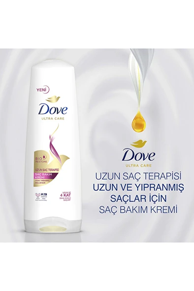 Dove Saç Kremi Uzun Saç Terapisi 350 ml ürün görseli