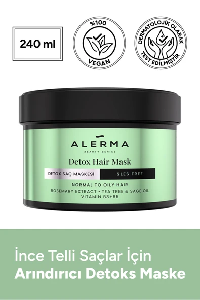 Alerma Detox Saç Maskesi 240 ml - 2