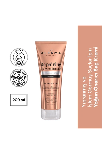 Alerma Onarıcı Saç Kremi 200 ml - Resim 2