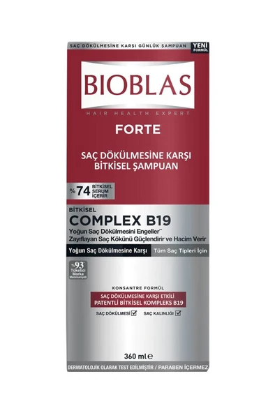 Bioblas Forte Şampuan 360 Ml - 2