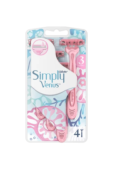 Gillette Venüs Simply3 Kullan At Tıraş Bıçağı 4'lü - 2