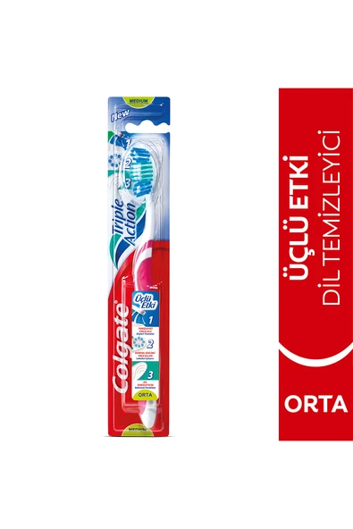 Colgate Diş Fırçası Üçlü Etki Orta - 2