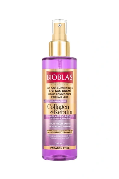 Bioblas Sıvı Saç Kremi Kolojen+Keratin 200 ml - 1