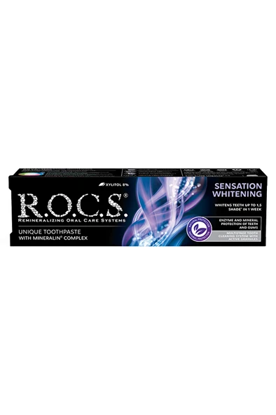 Rocs Sensation Diş Macunu Paralıklık ve Beyazlık 60ml