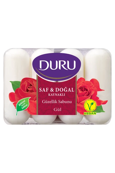 Duru Güzellik Sabunu SafDoğal 4x70 g Gül - 2