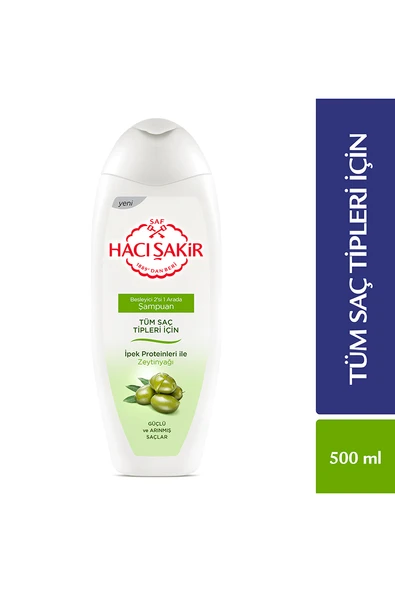 Hacı Şakir Şampuan Zeytinyağı 500 ml - 2