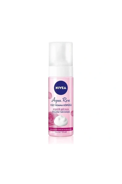 Nivea Yüz Yıkama Köpüğü Aqua Rose 150 ml - 2