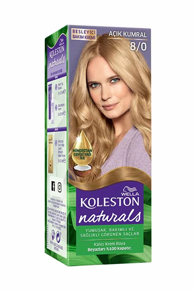 Koleston Naturals Saç Boyası Maxi 8/0