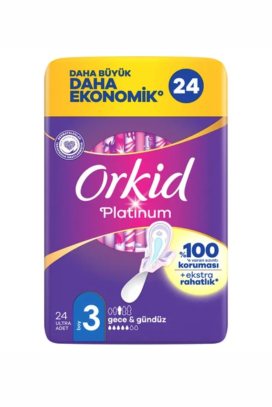Orkid Ultra Platinum 4'lü GeceGündüz 24 Adet - 2