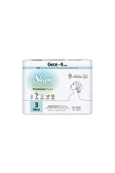 Sleepy Bio Gece Ped 6'lı - 2