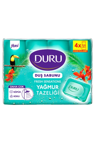 Duru Duş Sabunu Fresh Yağmur Ormanı 4x150 g - 2