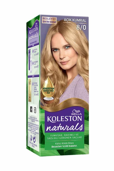 Koleston Naturals Saç Boyası Maxi 8/0 - 2
