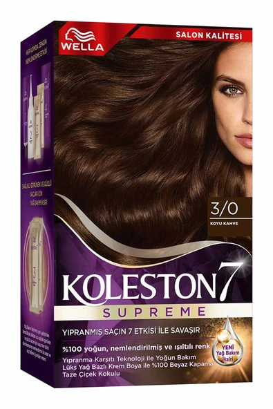 Koleston Saç Boyası 3/0 Koyu Kahve - 2