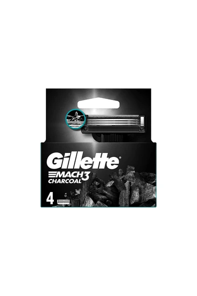 Gillette Mach3 4lü Bıçak Charcoal - 2