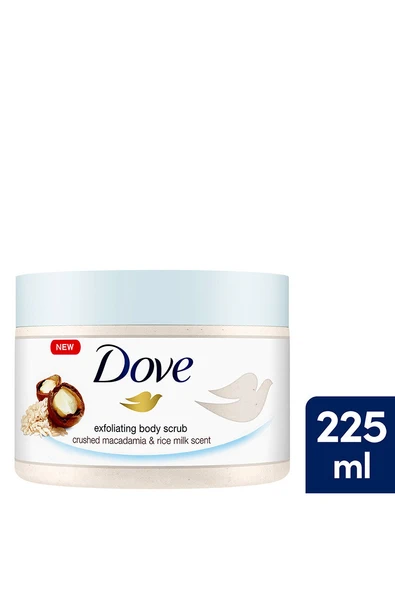 Dove Vücut Peelingi 225 ml Macademia - 2