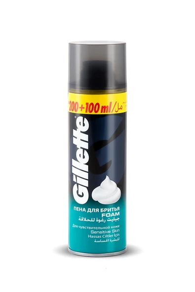 Gillette Tıraş Köpüğü Hassas 300 Ml - 2