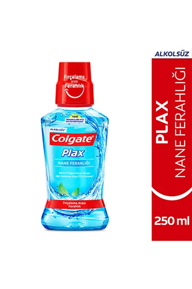 Colgate Ağız Suyu Nane Ferahlığı Mavi 250 Ml ürün görseli 1
