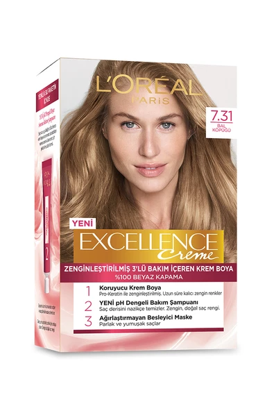 Excellence Saç Boyası 7.31 Bal Peteği - 2