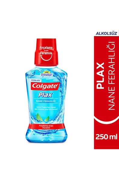 Colgate Ağız Suyu Nane Ferahlığı Mavi 250 Ml - Resim 2