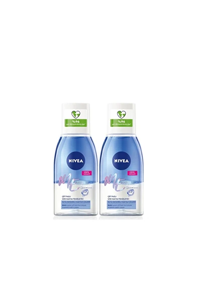 Nivea Visage Göz Makyaj Temizleyici 125 ml + 125 ml
