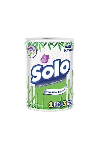 Solo Kağıt Havlu Dev Rulo Tekli