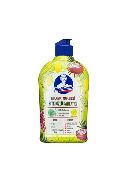 Highgenic Bulaşık Makinesi Parlatıcı Bitki Özlü 500 ml - 2