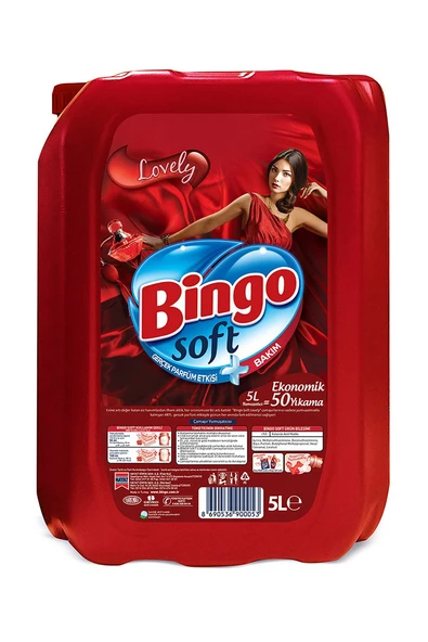 Bingo Soft Yumuşatıcı 5 l Lovely (Kış Sürprizi) - Resim 2