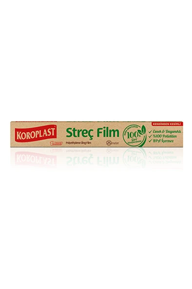 Koroplast Strec Film 25 Metre Doğa Dostu - 1