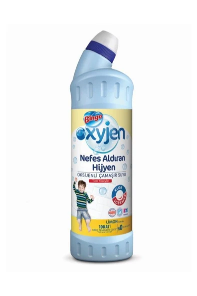 Bingo Oksijen Çamaşır Suyu 750 ml Hassas Hijyen - Resim 2