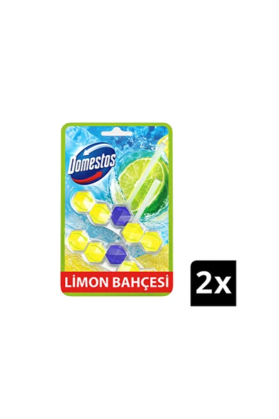 Domestos Wc Temizleyici Blok 2x5'li Limon Bahçeşi