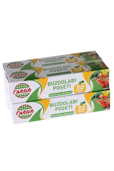Taktik Buzdolabı Poşeti Küçük Boy 20*30 cm 4 Lü - 2