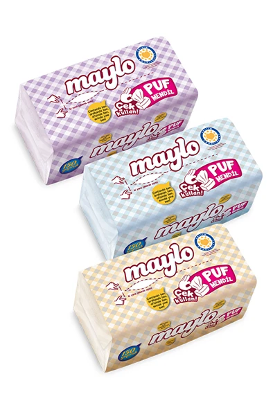 Maylo Puf Mendil 150'li