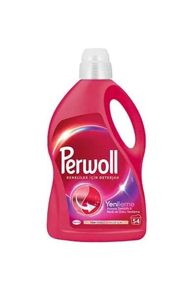 Perwoll Sıvı Bakım Deterjanı Renkliler 54 Yıkama 2970 ml
