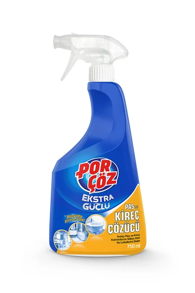 Porçöz Kireç Çözücü Sprey 750 ml - 2