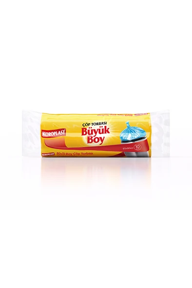 Koroplast Çöp Torbası Güçlü Büyük Boy 10'lu