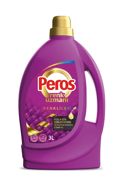 Peros Sıvı Bakım Deterjanı Renkliler 30 Yıkama 3000 ml - 2