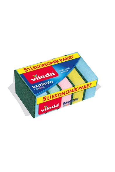 Vileda Sünger Rainbow 5'li - 2
