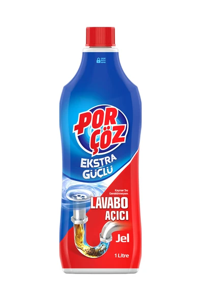 Porçöz Lavabo Açıcı Jel 1 l - 2
