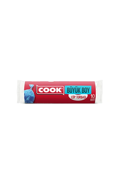 Cook Çöp Torbası Büyük Boy 10'lu