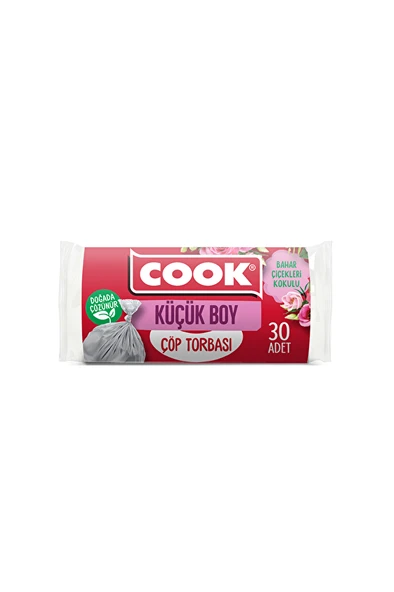 Cook Çöp Torbası Küçük Boy Bahar Kokulu 30'lu