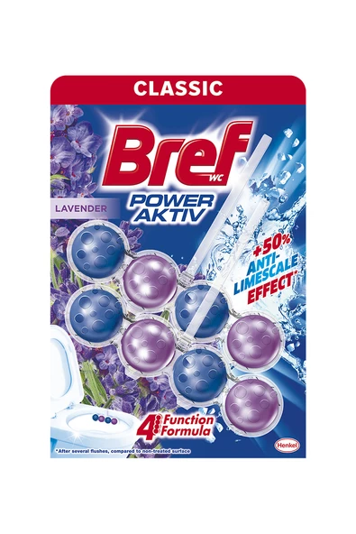 Bref Power Aktiv Wc Temizleyici Blok 2'li Lavanta - 2
