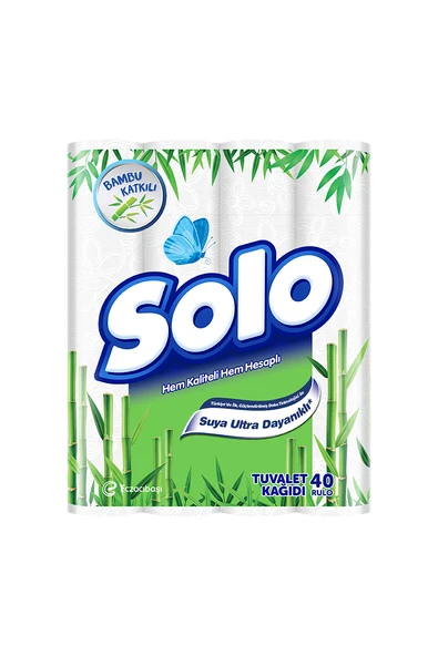 Solo Tuvalet Kağıdı 40'lı Bambu