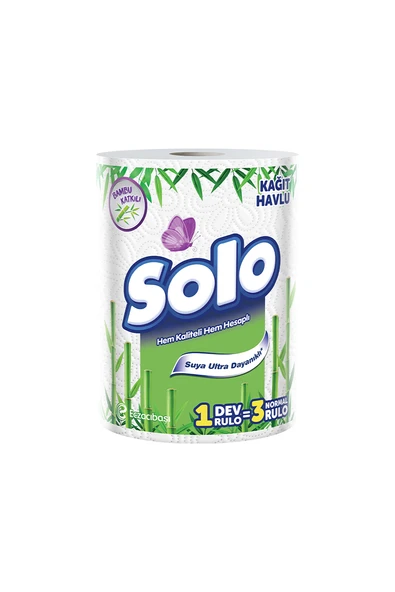 Solo Kağıt Havlu Dev Rulo Tekli - 2
