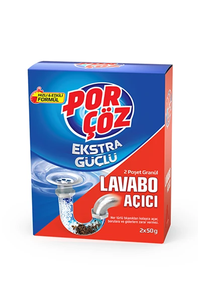 Porçöz Ganür Lavabo Açıcı 2*50 g