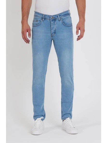 Sheff Buz Mavi Erkek Slim Fit Jean Pantolon 7341 - 3
